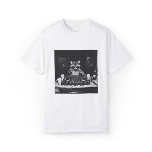 Raccoon DJ Tee - Disco Apparel