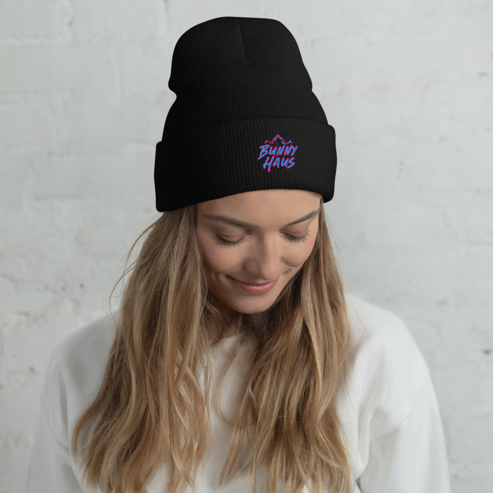 Black Bunny Beanie